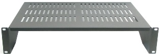 2RU 12 Inch Rack Shelf - Vented - A